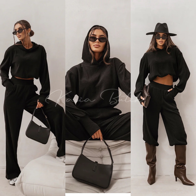 Komplet Wiskozowy Hope La Balancia Czarny