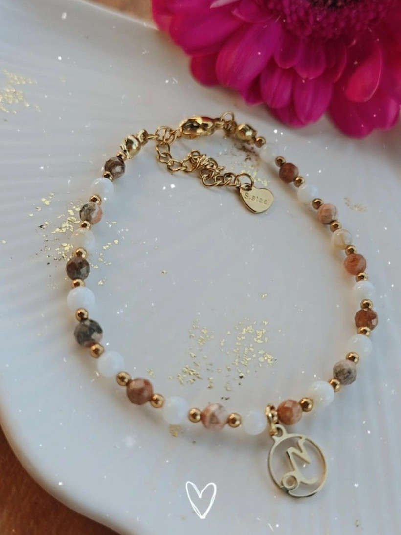 Bransoletka zodiakalna Koziorożec ♑ – kamienie naturalne 22 grudnia – 19 stycznia damska