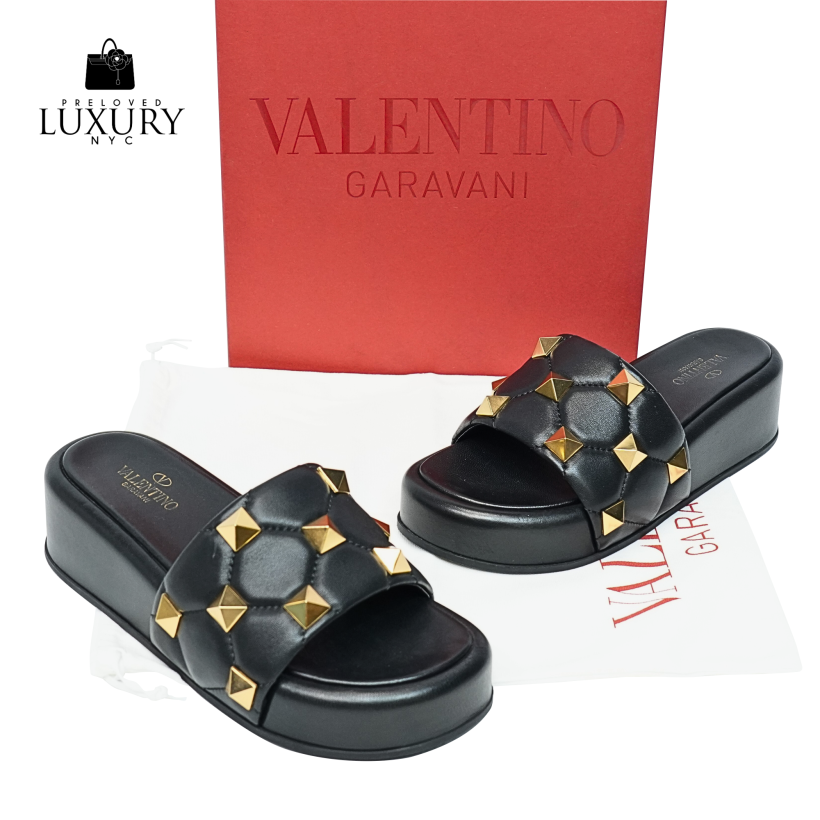 VALENTINO Rockstud Slip On 37 New Fits 6.5