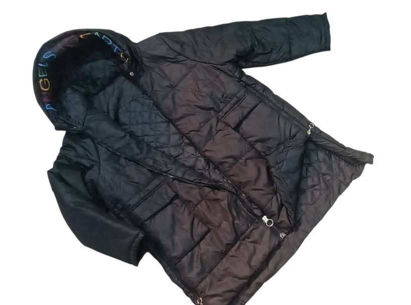 kurtka zimowa literki