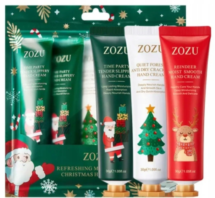 Zestaw świątecznych kremów do rąk