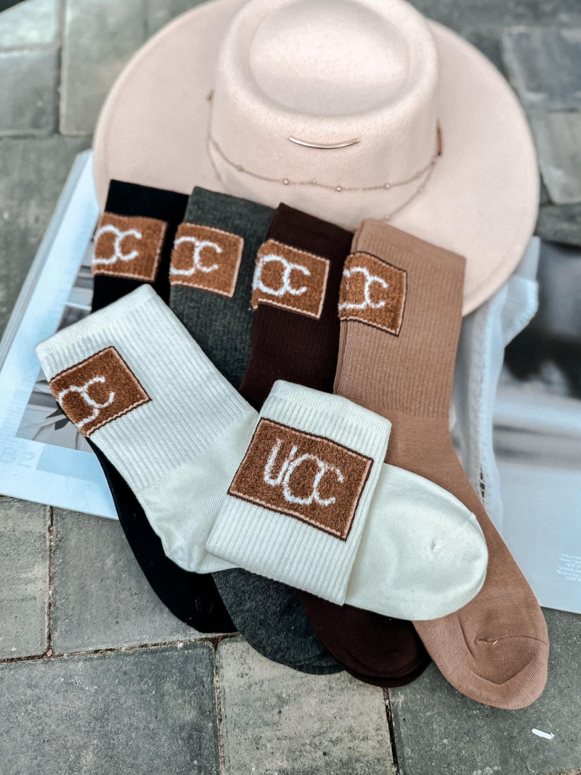 Nowe damskie skarpetki 35-38 śmietana czekolada beż szary szare