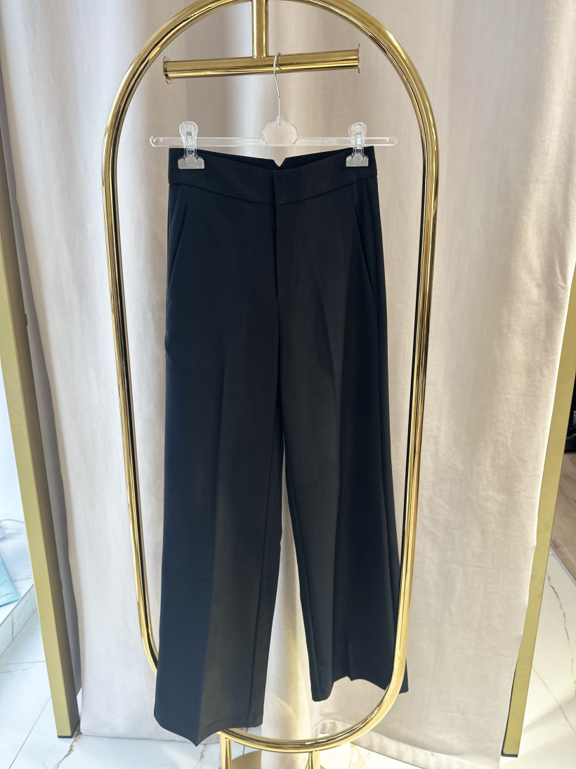 LM SPODNIE ELEGANCKIE CZERŃ