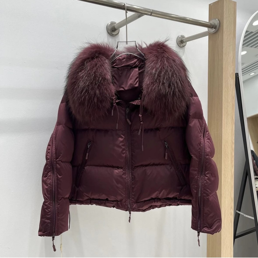 CH KURTKA PUCHOWA BORDO KRÓTKA