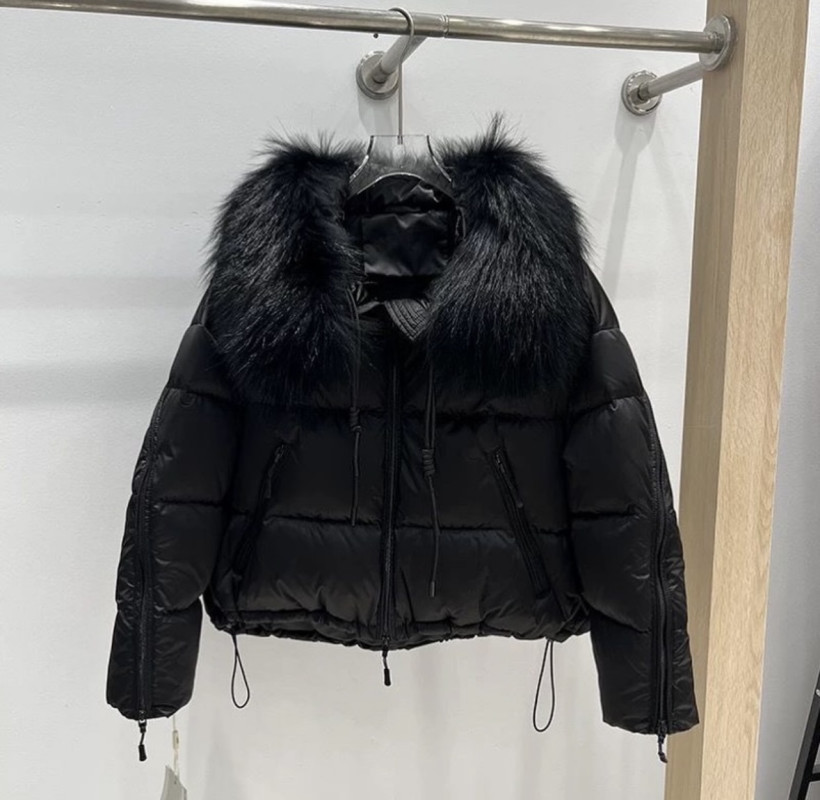 CH KURTKA PUCHOWA CZERŃ KRÓTKA