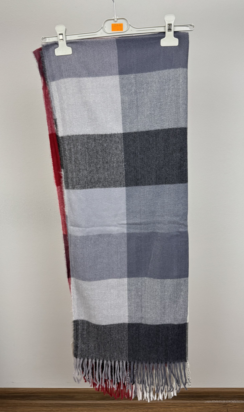 Szal z frędzlami kostka - gff - 023028 - 1