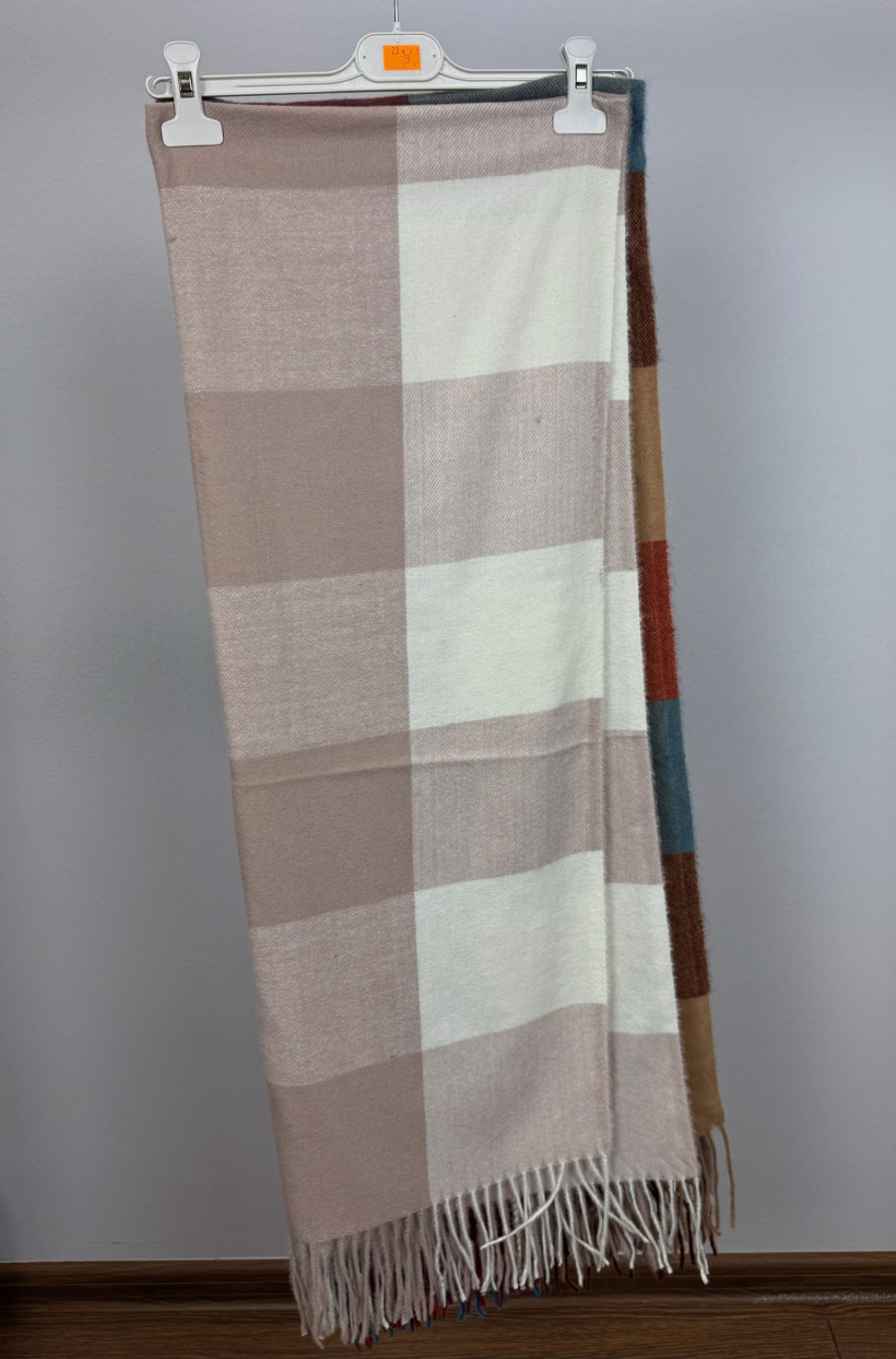 Szal z frędzlami kostka - gff - 023028 - 9