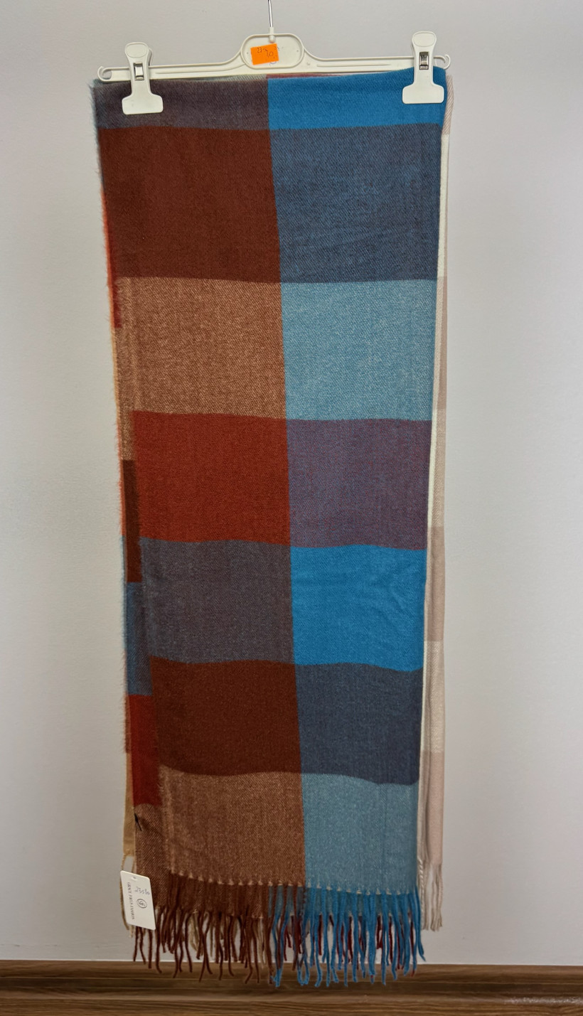 Szal z frędzlami kostka - gff -023028 - 10