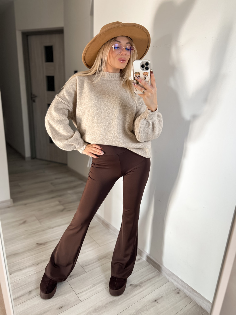 Leginsy lycra dzwony