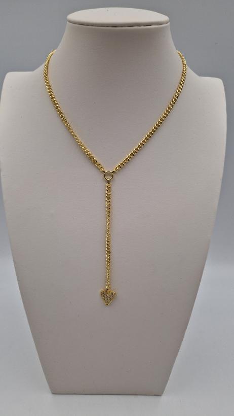 MASSIMO CONTTI NASZYJNIK KRAWATKA SERCE