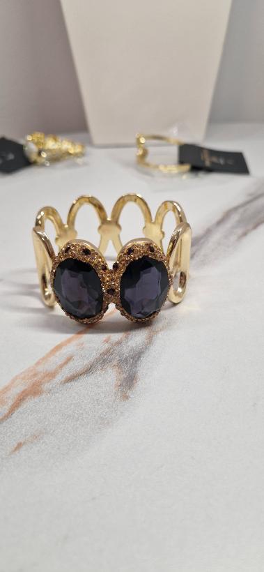 BRANSOLETA MASSIMO CONTTI CIEMNY FIOLET