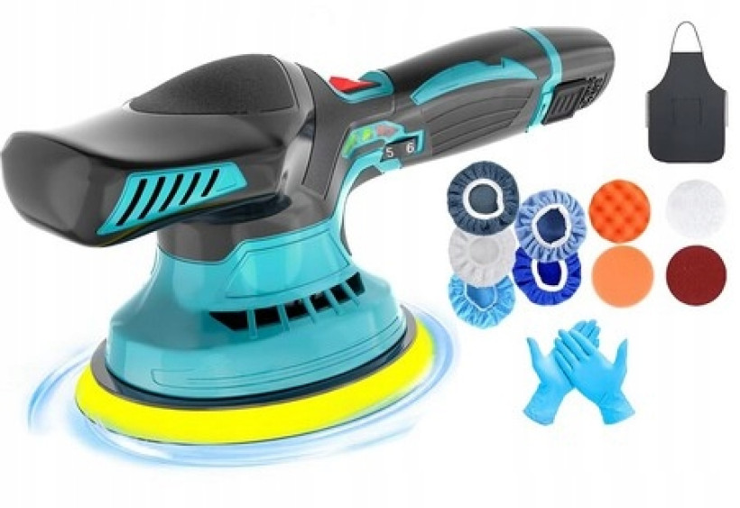 Szlifierka polerka bezprzewodowa do polerowania auta samochodu akumulator