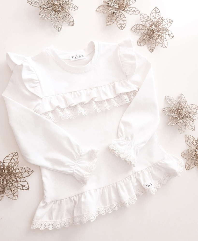 BLUZKO-TUNIKA KREMOWA HELEN