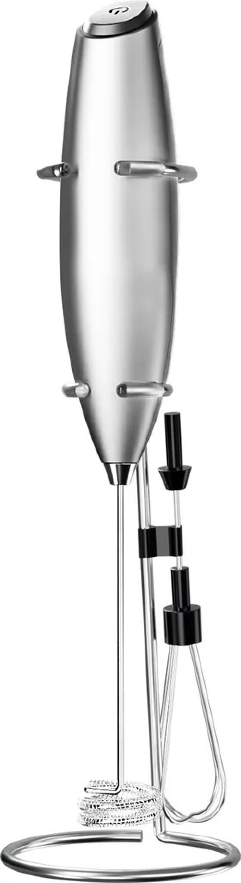 Trzepaczka elektryczna, spieniacz do mleka, ubijaczka do jajek, blender Srebro