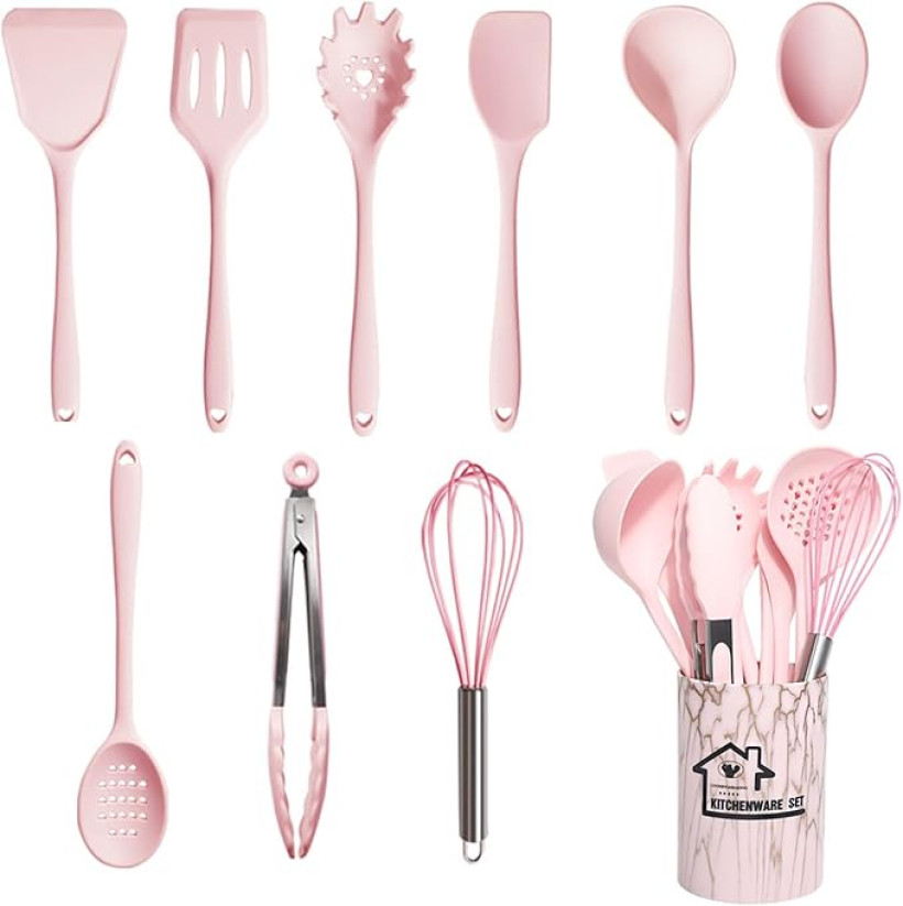 Zestaw silikonowych przyborów kuchennych, 10 szt. zestaw przyborów
