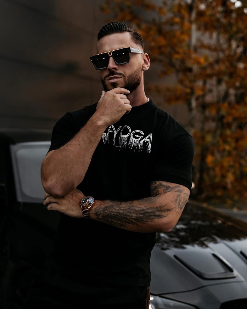 t-shirt męski CUON czarny