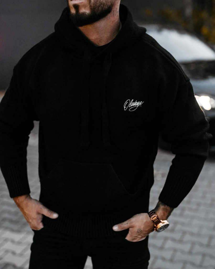 sweter męski FOLNEL czarny