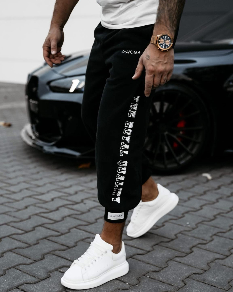 spodnie męskie ARES czarne