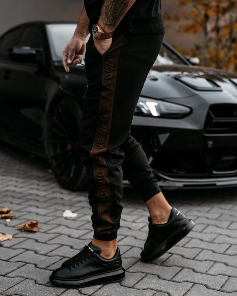 spodnie męskie CARI czarne