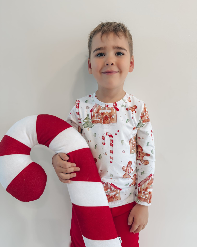 Bluzka Byobaby Pierniki Dziecięca – Komfort i Świąteczny Urok