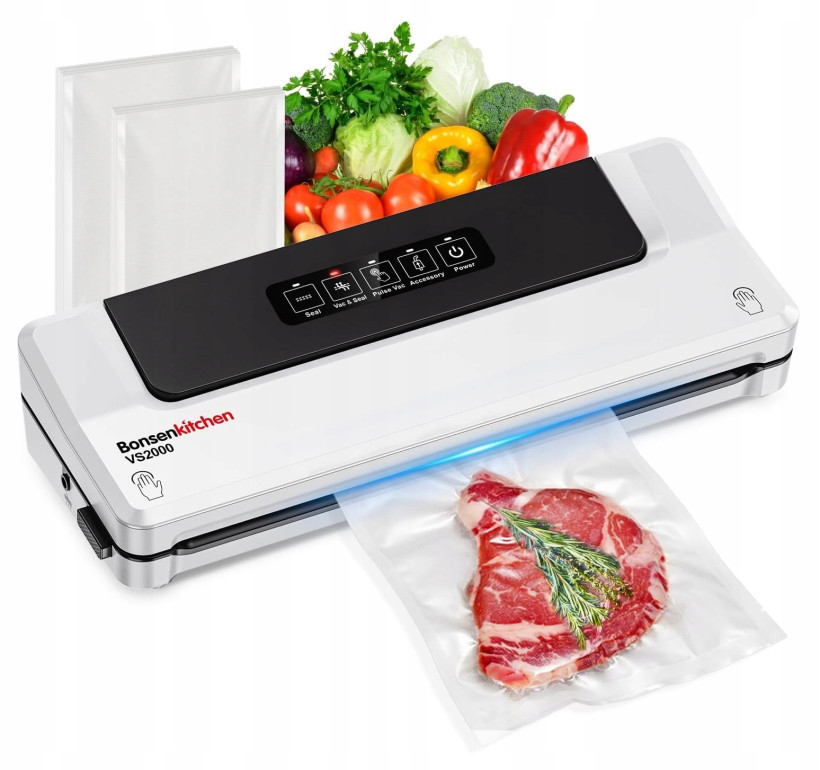 Bonsenkitchen VS2000 zgrzewarka próżniowa do gotowania i żywności 125W