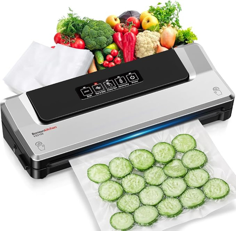 Bonsenkitchen Pakowarka Próżniowa do Żywności, Funkcja 5 w 1