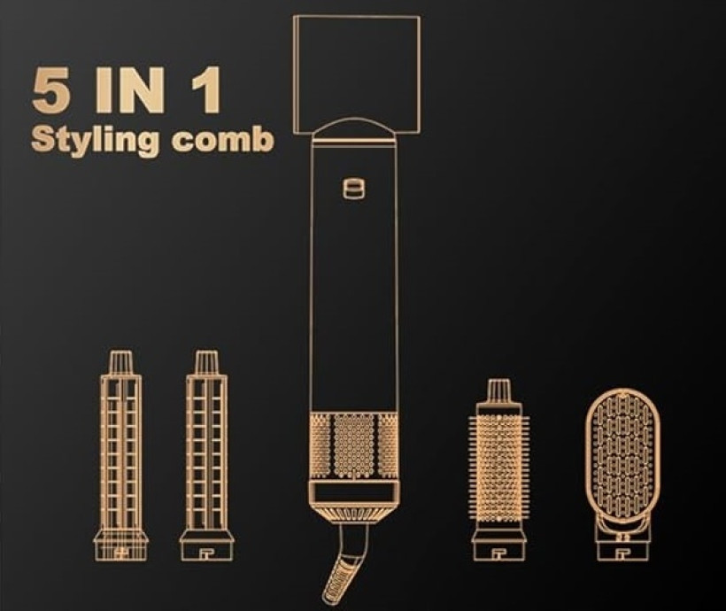 SUSZARKA DO WŁOSÓW DO STYLIZACJI ZESTAW 5W1 800W WT-638 