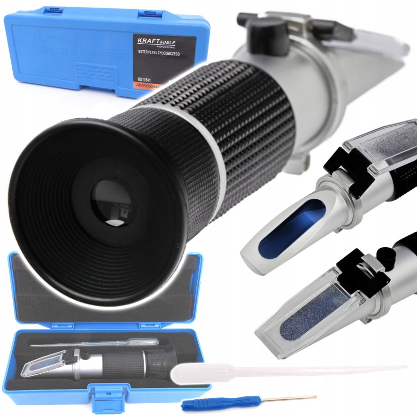 REFRAKTOMETR GLIKOMAT GLIKOMETR TESTER PŁYNU CHŁODNICZEGO ELEKTROLIT ADBLUE