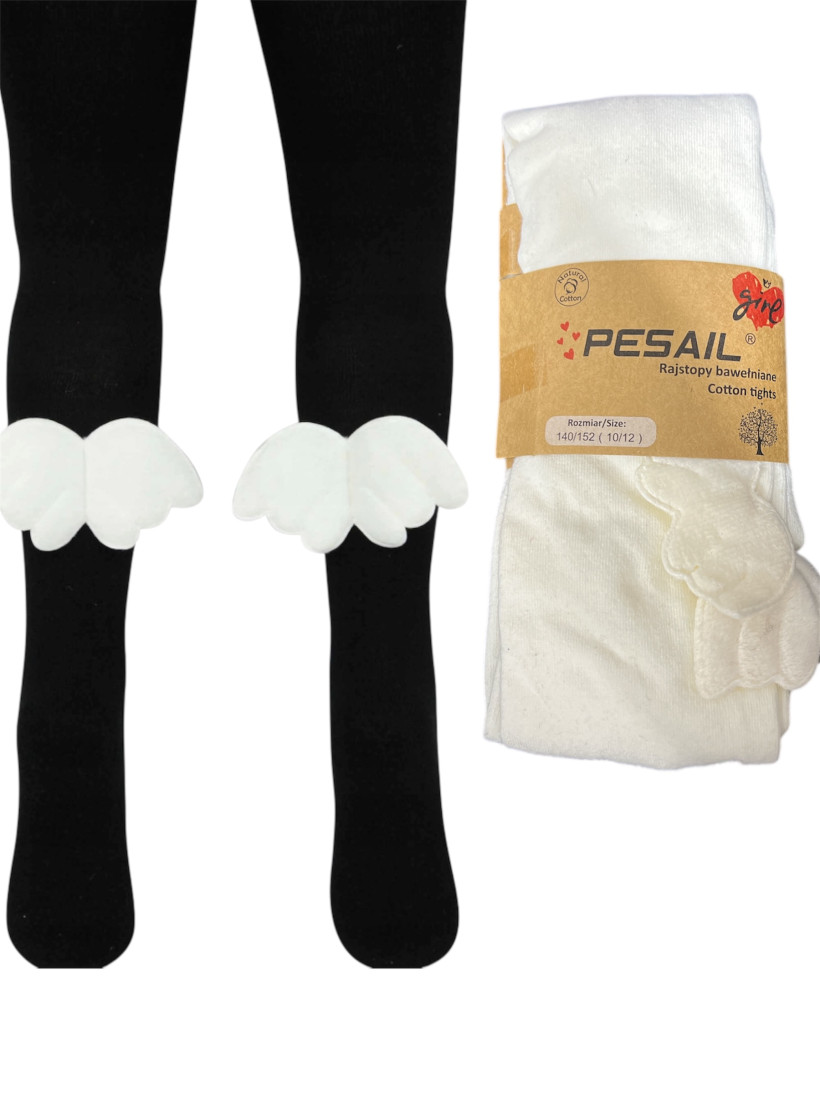 Rajstopy skrzydła białe