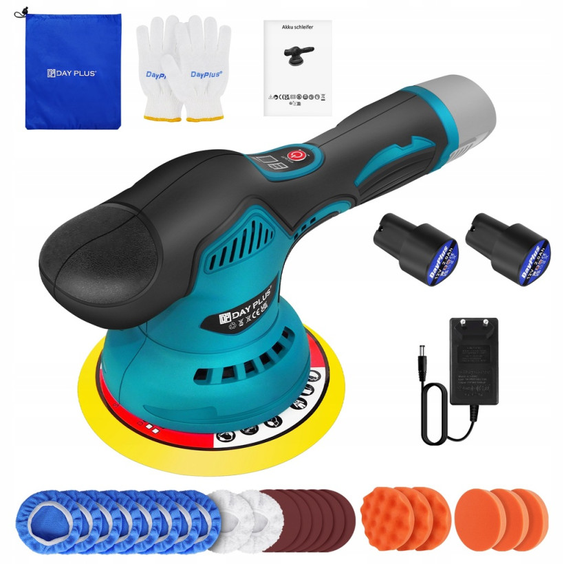 Bezprzewodowa polerka samochodowa - z akumulatorem litowym 12 V  Kat B