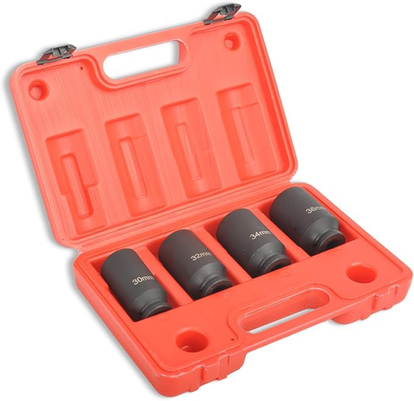 Zestaw 4 nasadek udarowych Uszkodzone pudełko