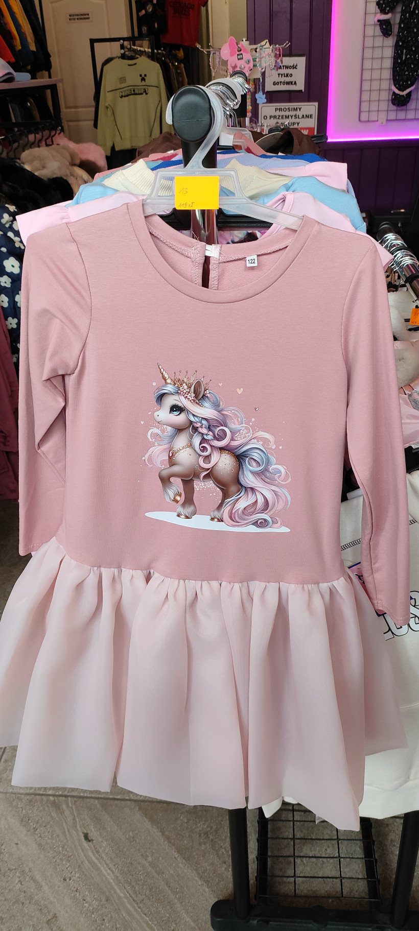 Sukienka jednorożec