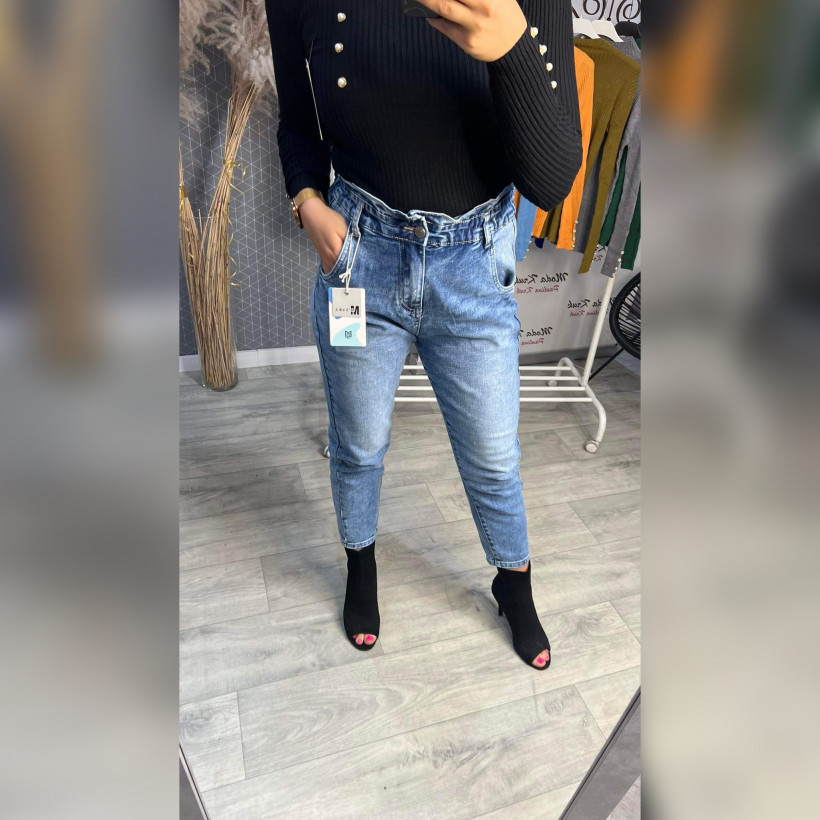 SPODNIE JEANS JASNY DM 3N-4B