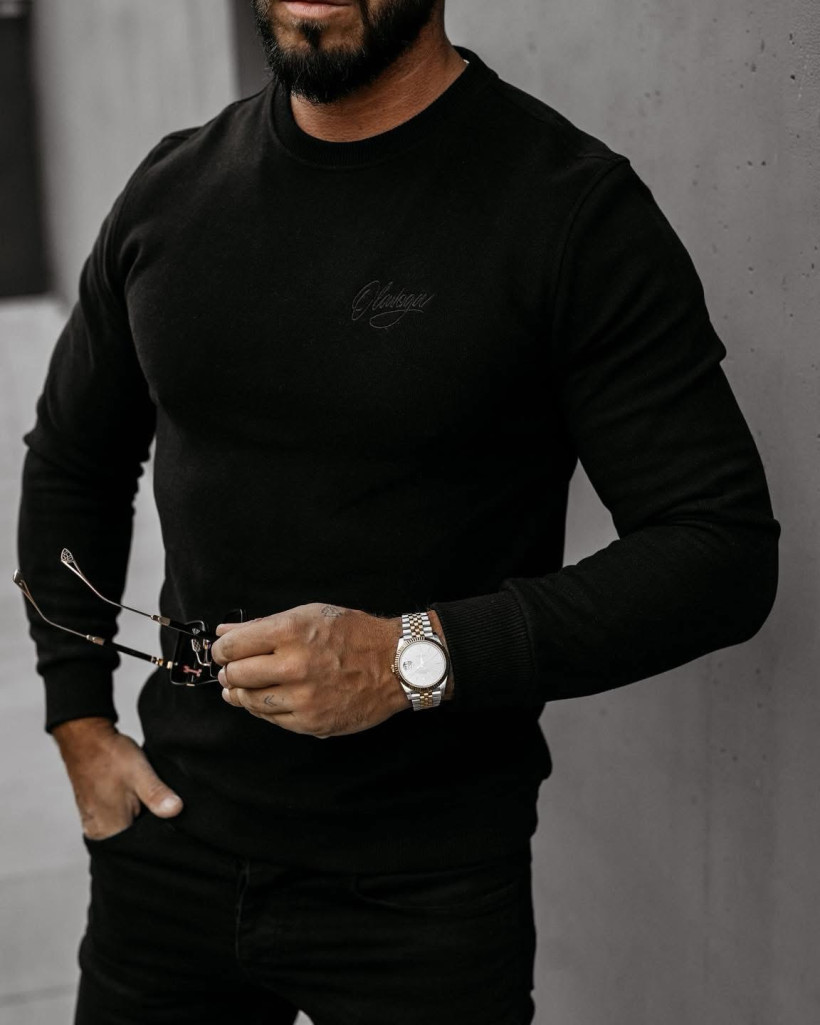 Bluza męska Liwoti czarny WYPRZEDAŻ 