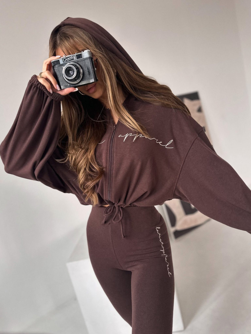 Komplet Lacoca pisane logo czekolada