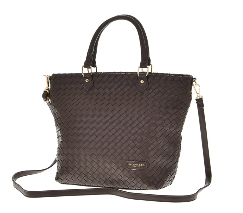 Torebka eko skóra czekoladowa shopper