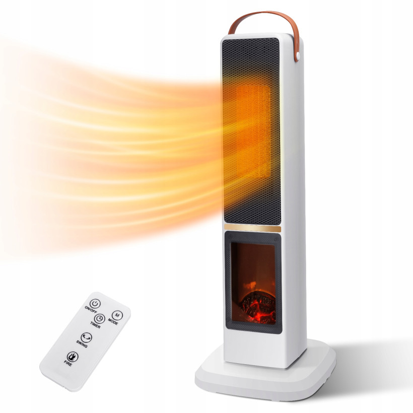 Taylor swoden GRZEJNIK TERMOWENTYLATOR CERAMICZNY KOLUMNOWY 2000W BIAŁY CICHY