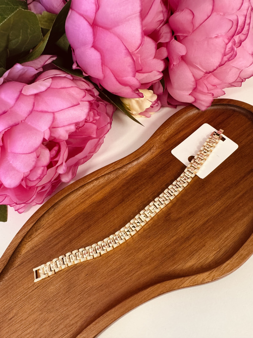 Bransoletka grubszy splot 13860 D