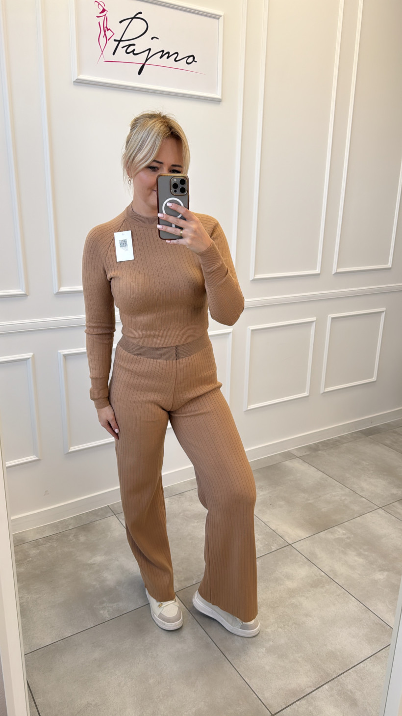 Komplet dzianina ze spodniami 13850