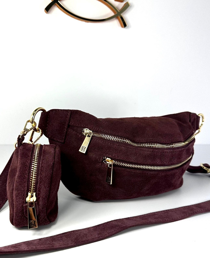 NERKA MASSIMO CONTTI ZAMSZ NATURALNY BURGUND