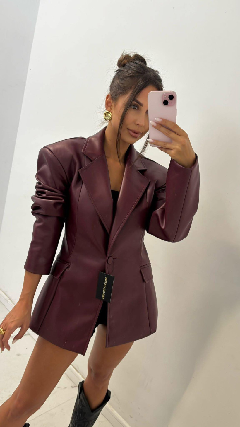 Marynarka damska skórzana 