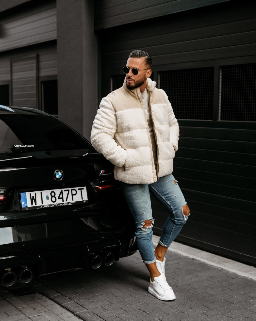 Kurtka męska OLAVOGA VAAS 2025 beż z ecru