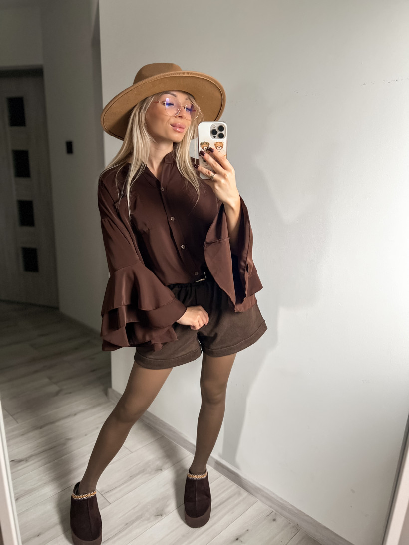 Koszula rękaw falbanka