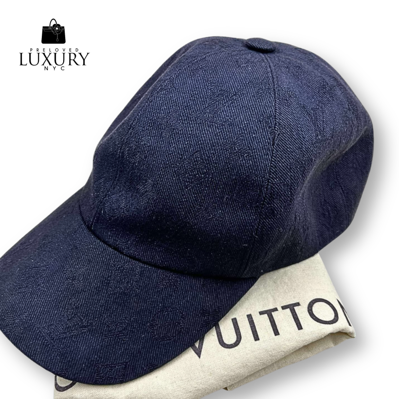 LOUIS VUITTON Monogram Essential Baseball Cap #58 with tags