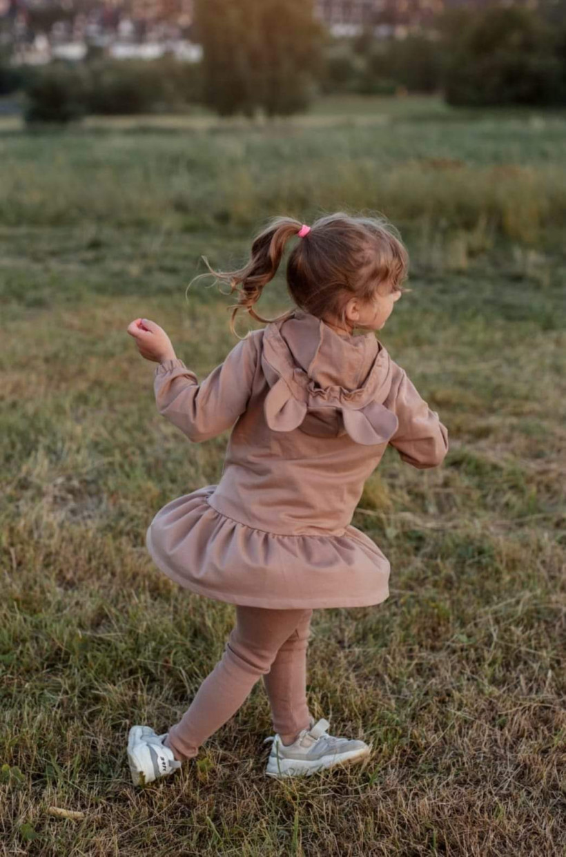 LEGINSY KLAWO BEŻ Z KIESZONKĄ