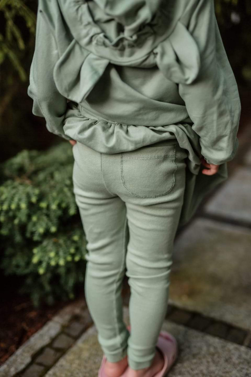 LEGINSY KLAWO ZIELONE  Z KIESZONKĄ