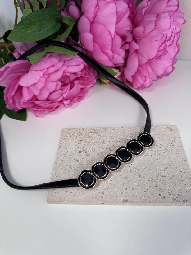 Pasek sprężynka czarna 13870