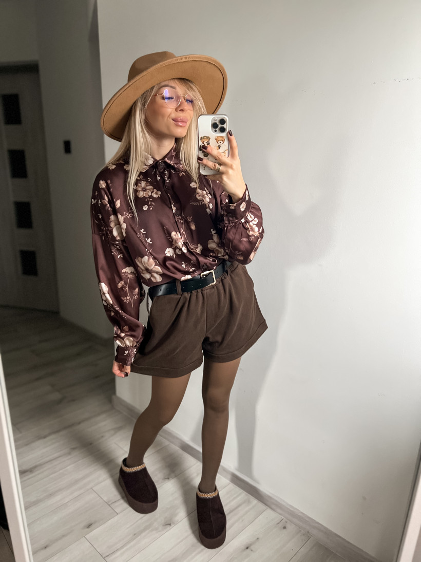 Spodenki Flausz z paskiem 