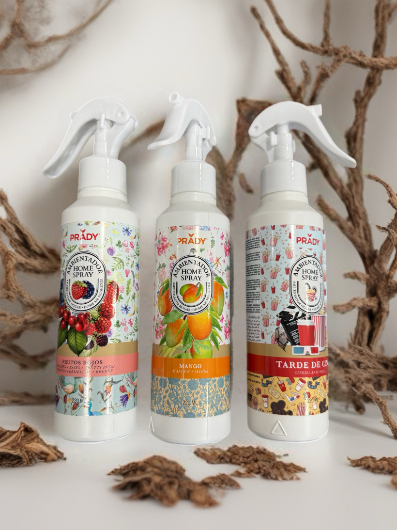 SPRAY D'AMBIANCE PRADY 220ML AIR, TISSU et VOITURE