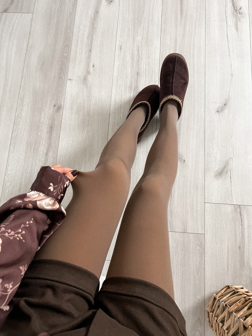 Rajstopy druga skóra brąz